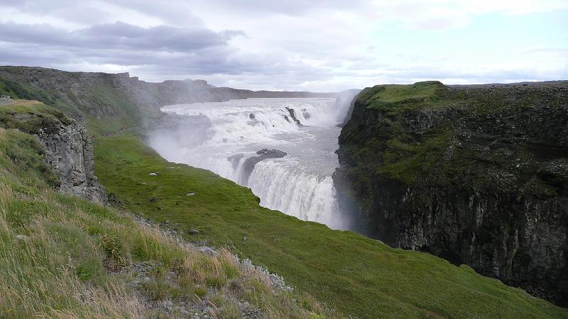 P1040041- Chute eau de Gulfoss.JPG - Chute d'eau de Gulfoss